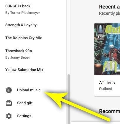 transférer itunes vers google play music 5