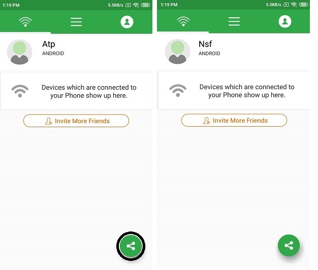 نقل الموسيقى من android إلى android بواسطة liwiapp 2