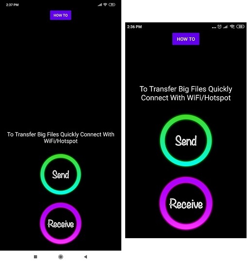 transfer music from android to android by scanopyapp 2