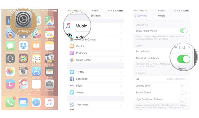 نقل الموسيقى من iphone إلى ipod 