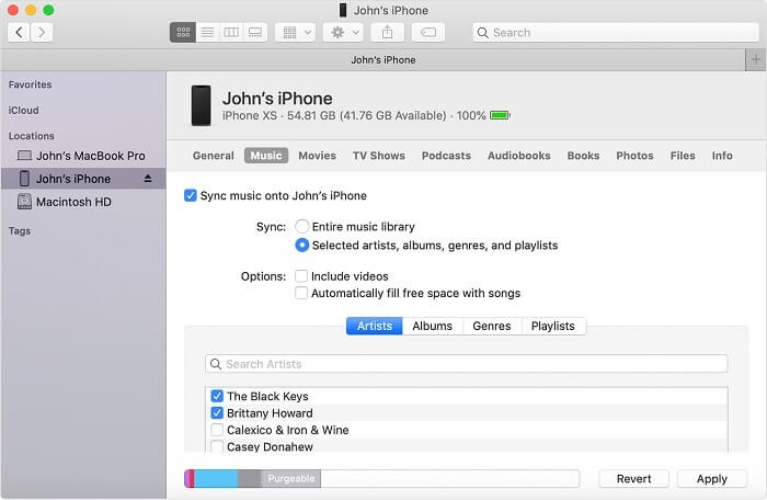 Musik von Mac auf iPhone übertragen 8