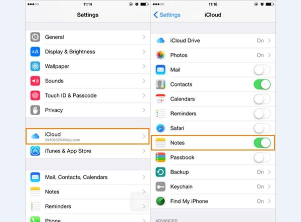 Restaurer à partir d'une sauvegarde iCloud