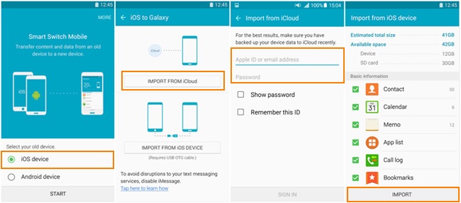 trasferire le foto da iPhone a Samsung S21 4