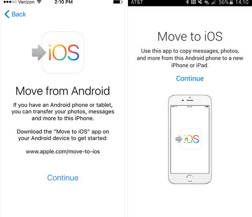 Transferir mensajes de texto con Move to iOS 02