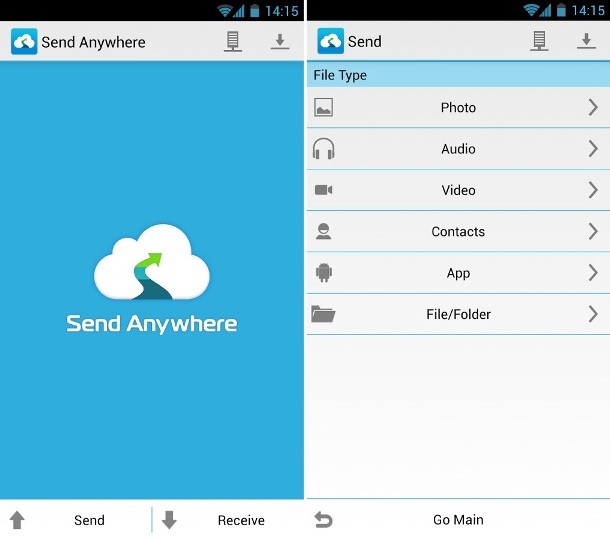 memindahkan pesan teks dengan sendanywhere 01