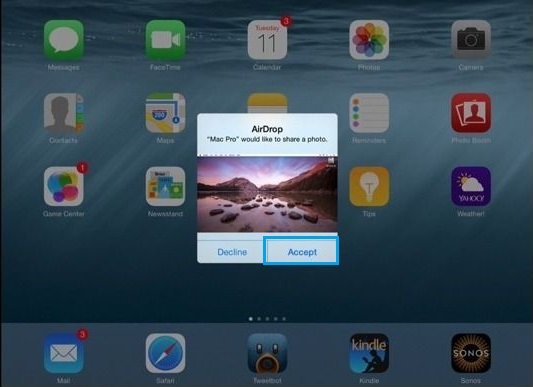 transferir vídeos do iPhone para o iPad 7