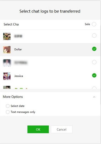 transfer wechat to new phone 5