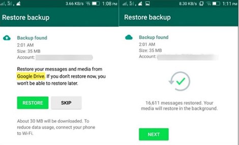 transfer whatsapp google drive 01