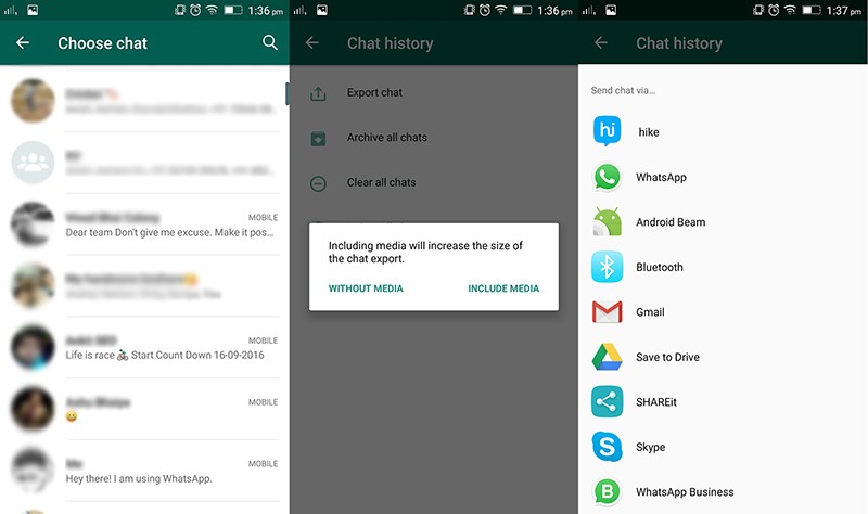 whatsapp changement de téléphone