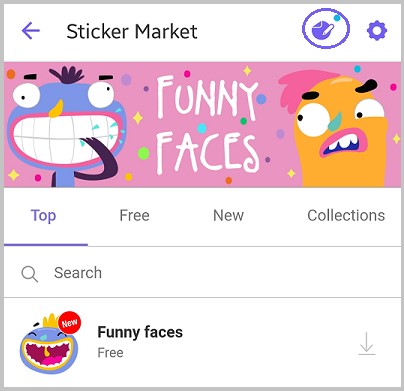 fitur viber 9 membuat stiker kustomisasi