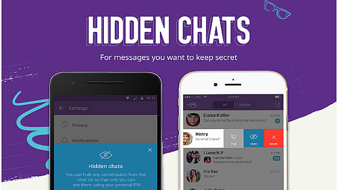 Private chat on viber