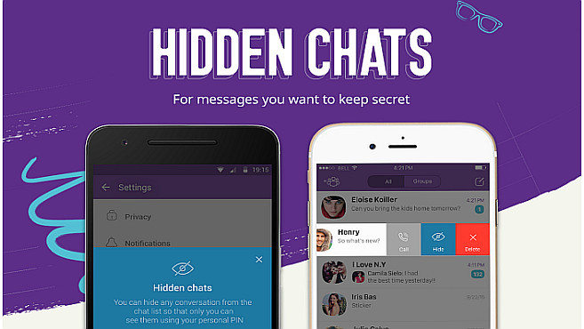 hidden viber messages