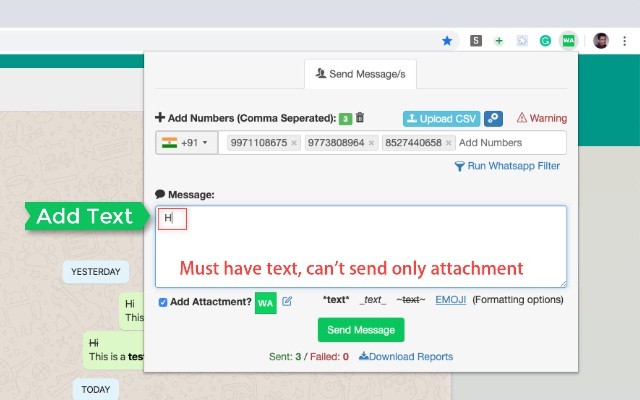 whatsapp sender tool for free