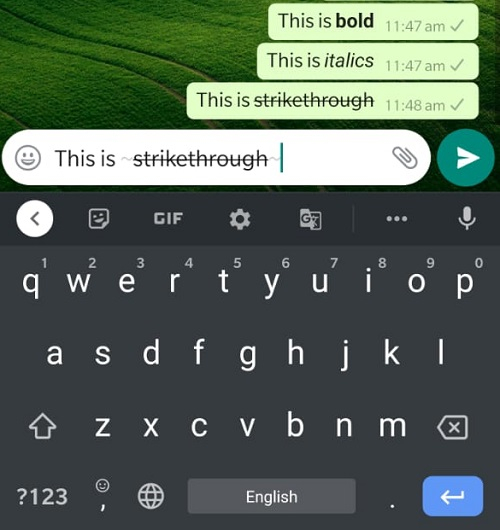whatsapp text tricks 4