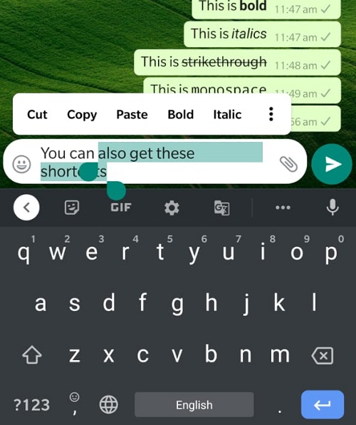 whatsapp text tricks 7