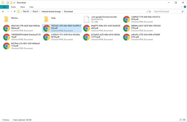 transfer file dari pc ke ponsel dengan usb