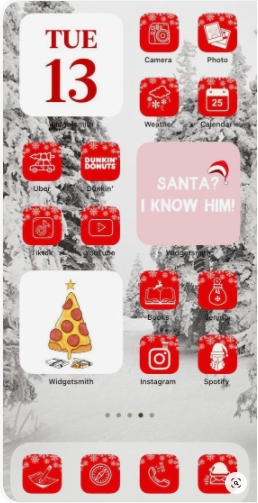 Navidad-iphone-widget