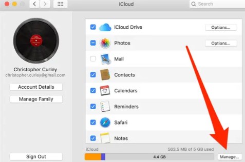 gestiona tus respaldos de iCloud