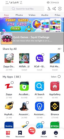 transfer files from pc to android via wifi with zapya