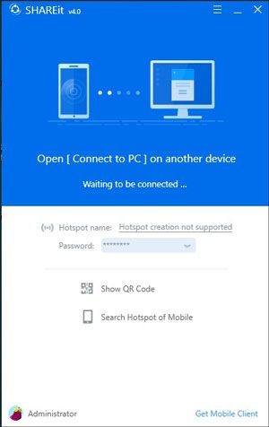 mentransfer file dari pc ke android melalui wifi dengan shareit 1