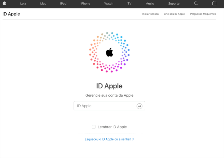 Se você esqueceu a senha do ID Apple - Suporte da Apple (BR)