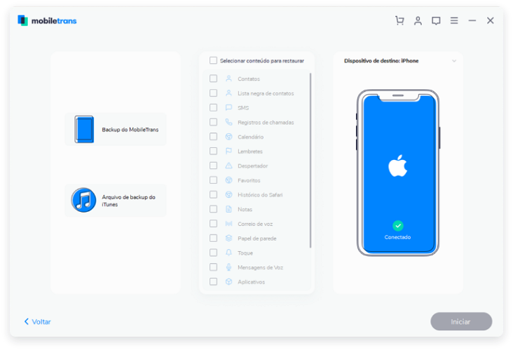 Fazendo login na conta do iCloud - 1º Passo