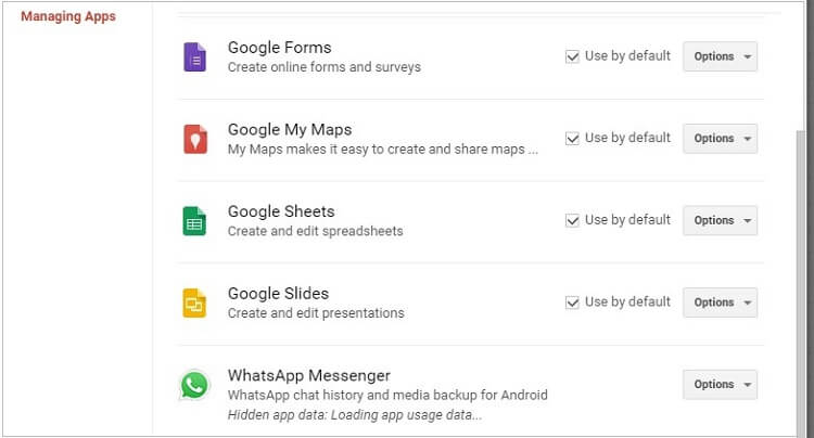 whatsapp auf Google drive zugreifen
