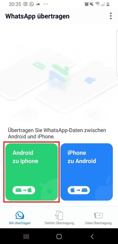 whatsapp chats übertragen