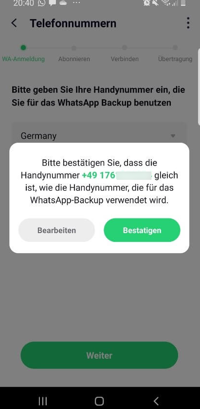 whatsapp chats übertragen