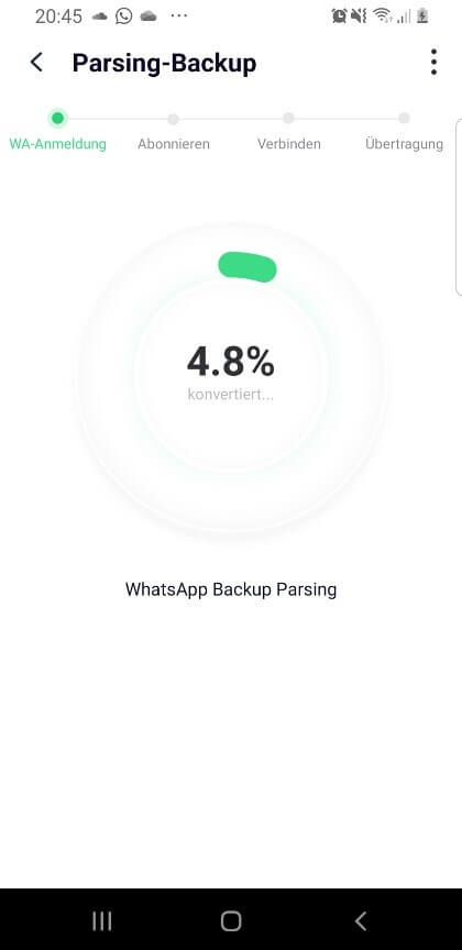 whatsapp chats übertragen