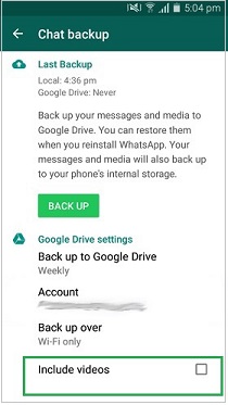 whatsapp chat backup hängen geblieben 12