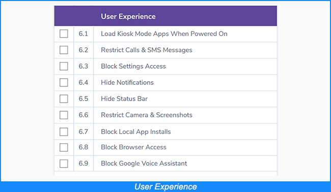 User Experience