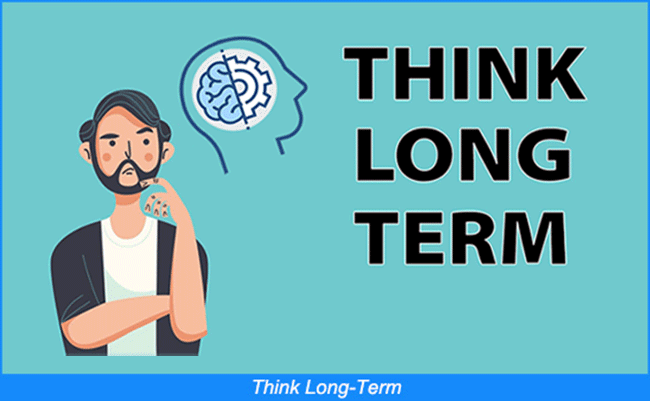 Piensa a largo plazo