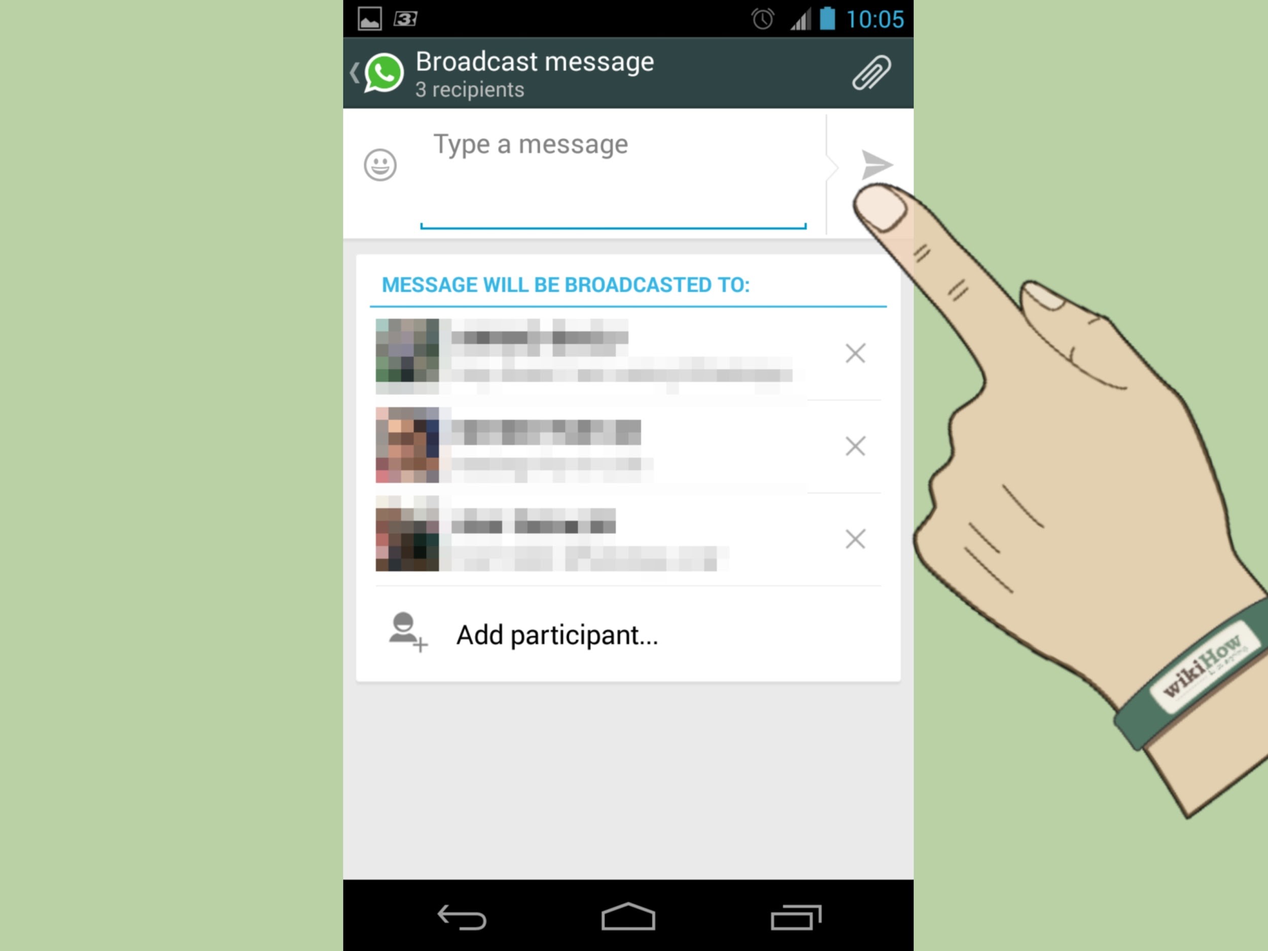 can i send a broadcast message on whatsapp web