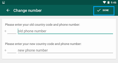 Alt: Cambio de número de WhatsApp