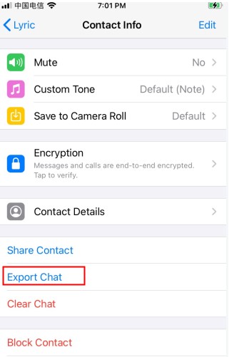 whatsapp chat exportieren