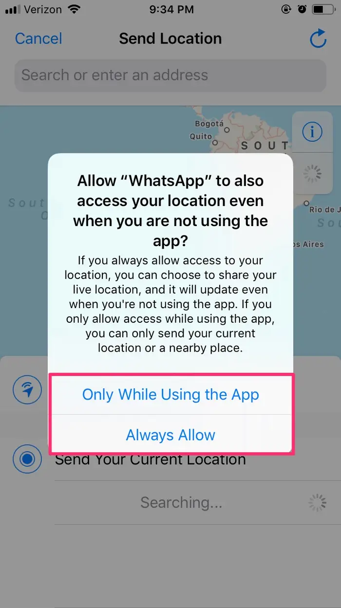 Alt: whatsapp location localisation de whatsapp 