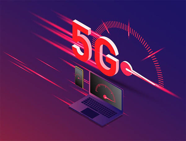 Velocidade de Internet 5G acessível e eficiênte 