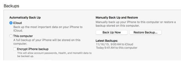 Backup-Itunes