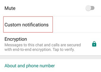 WhatsApp notifications personnalisées image19