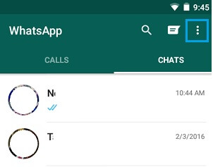 أيقونة WhatsApp في الزاوية العلوية اليمنى - صورة 13