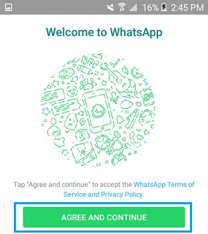 MobileTrans - WhatsApp Согласитесь с условиями