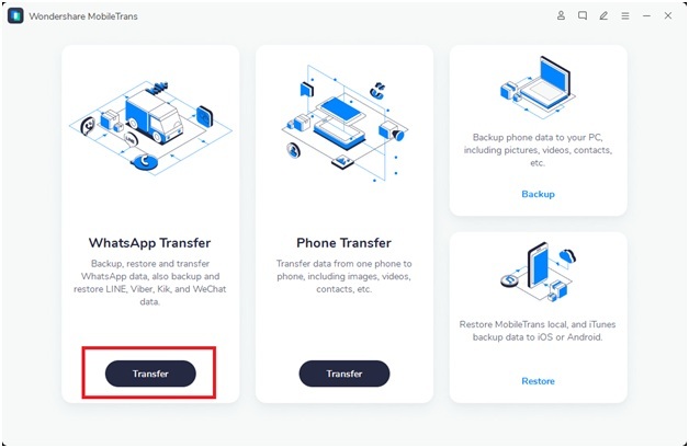  haz clic en transferencia de whatsapp 