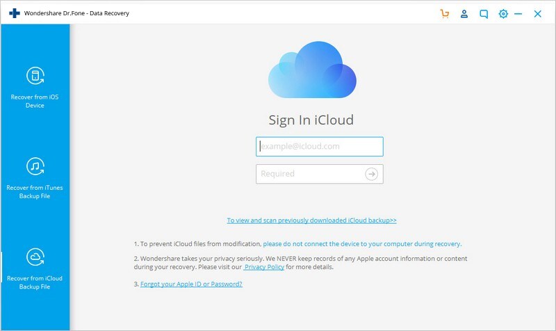 recover icloud