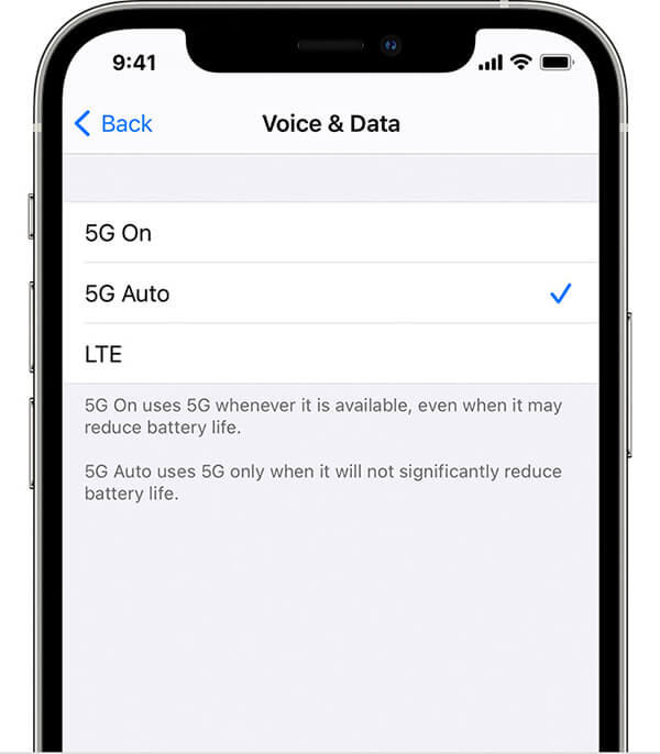 Vérification de l'iphone 5g