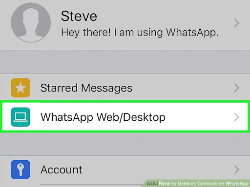 collega il dispositivo WhatsApp