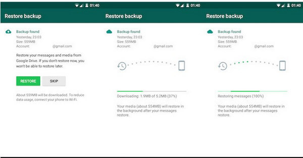 Mencadangkan dengan google drive