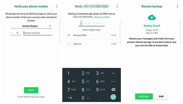 set up google drive whatsapp