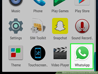 Öffnen Sie Whatspp mit einem Klick auf das Symbol