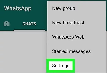 WhatsApp - Configurações